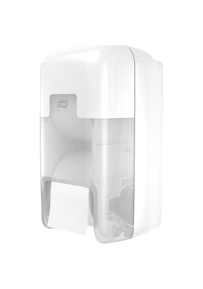 Tork Optiserve Kartonsuz 2 Ruloluk Tuvalet Kağıdı Dispenseri Beyaz 558041 Beyaz