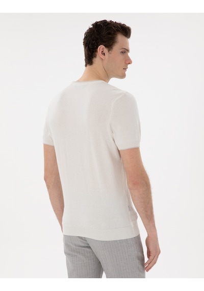 Pierre Cardin Erkek Ekru Kazak /triko 50307401-vr019 Ekru