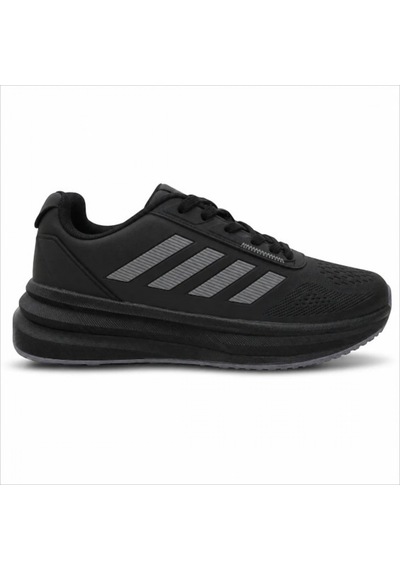 Black Flex Unısex Sneaker Siyah Gri Ayakkabı 36-40