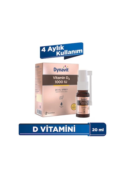 Dynavit Vitamin D3 1000 Iu 20 Ml Sprey