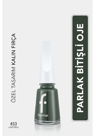 Flormar Fne Oje - 453 Khaki Greennew