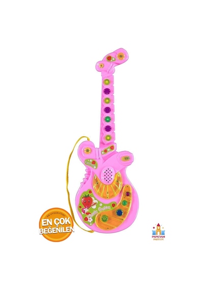 Türkçe Müzikli Işıklı Gitar Ve Direksiyon Seti - Çocuklar İçin Eğlenceli Oyuncaklar