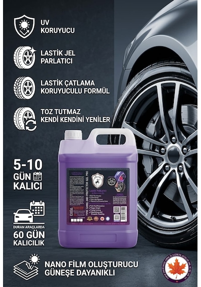 Lastik Parlatıcı Jel Profesiyonel 5kg