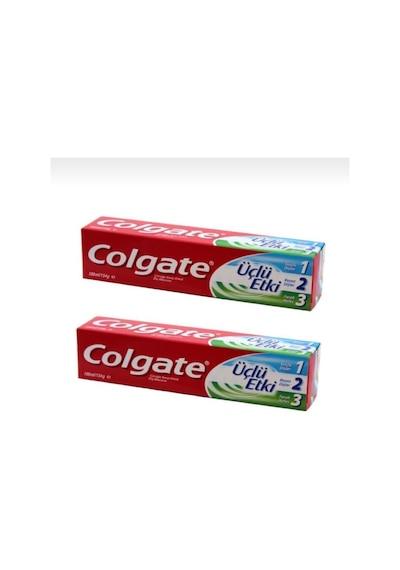 Colgate Üçlü Etki Çürüklere Karşı Koruma Diş Macunu 100 ML x 2