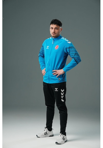 Hummel Milli Takım Line Kamp Eşofman Üstü Turkuaz