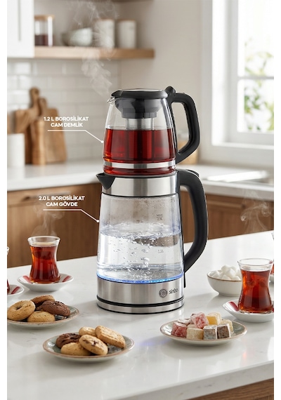Sinbo STM-5990 2 Si 1 Arada 2 L Çay Makinesi Ve Kettle