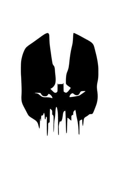 Batman Kurukafa Sticker 10 X 13 Cm