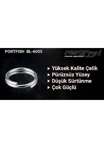Portfish Bl-6005 Kaşık Split Halka No:7 - Standart
