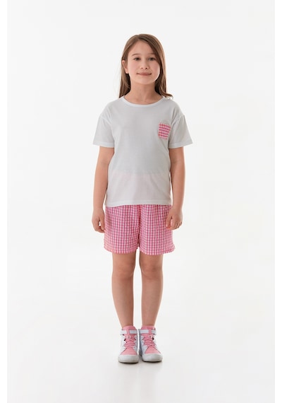 Fullamoda Pötikare Desenli Kız Çocuk Şortlu Takım 25ycck5863126304-pembe Pembe Fullamoda Pötikare Desenli Kız Çocuk Şortlu Takım 25ycck5863126304-pembe Pembe