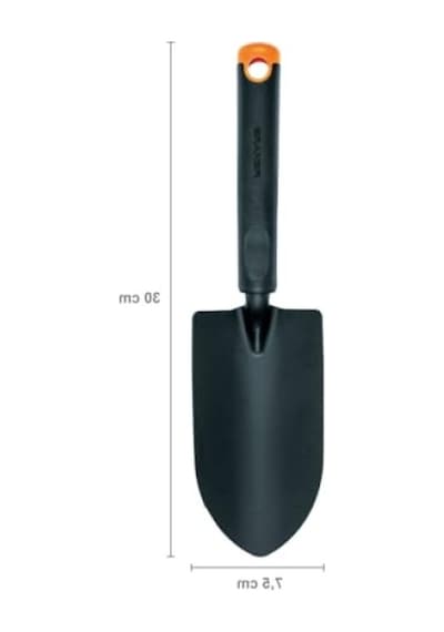 Ergonomik Bahçe Saksısı - 30 Cm, Turuncu/siyah