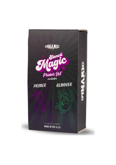Dynamic Stencil Magic Set Transfer Jeli Ve Stencil Temizleyici Seti 8oz - 240 Ml