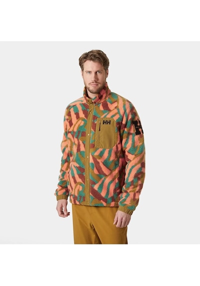 Helly Hansen Panorama Printed Pile Snap Erkek Ptrl Turuncu