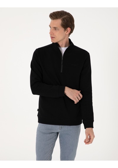 Pierre Cardin Erkek Siyah Sweatshirt 50314044-vr046 Siyah
