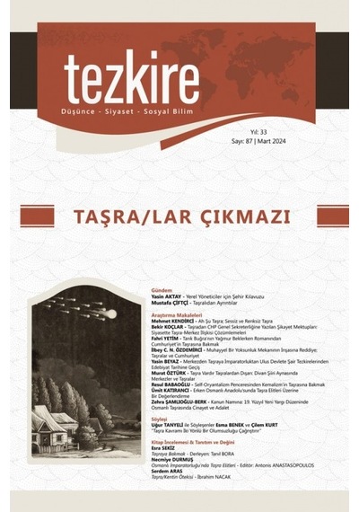 Tezkire Dergi 87.sayı Mart 2024 - Taşra/lar Çıkmazı