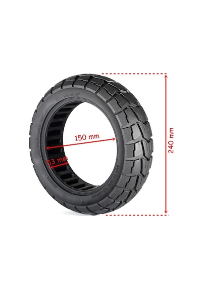 Dış Lastik Dolgu E-scooter 10x2.75 N043-x Nedong