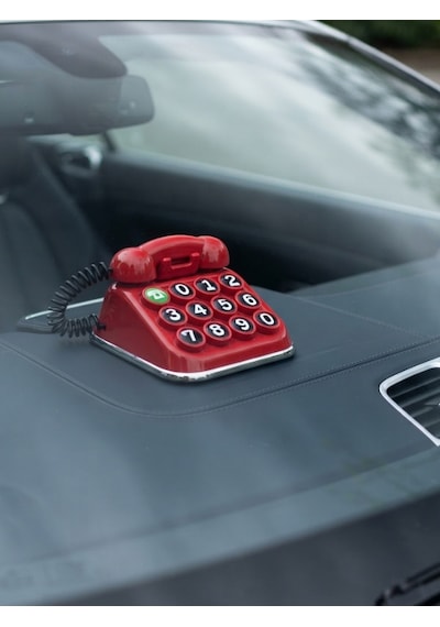 Mucit Home Retro Nostalji Araç İçi Torpido Numaratör Renkli Mini Telefon Numaratör Lüks