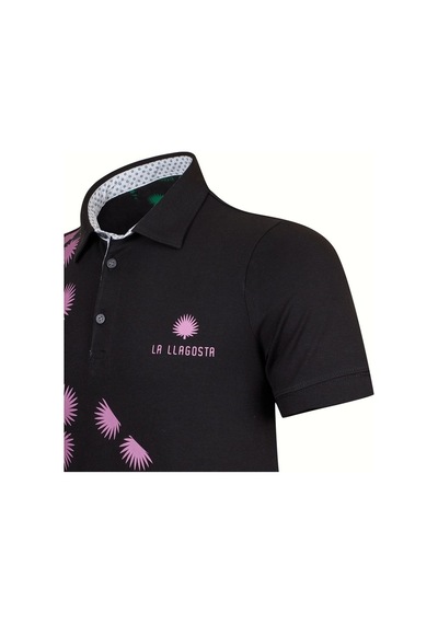 Layyagosta Erkek Polo Yaka T-Shirt-Siyah (504684877) Siyah