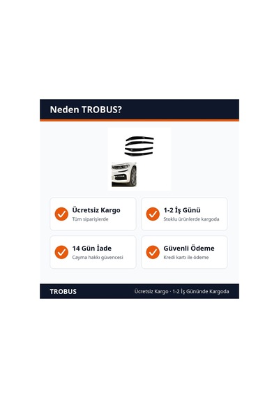 Trobus Karbon Desenli Çamurluk Ağzı Ventil Çıtası Kabartma 4 Parça Siyah