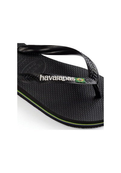 Havaianas Brasıl Logo Erkek Siyah Terlik - 4110850 Siyah