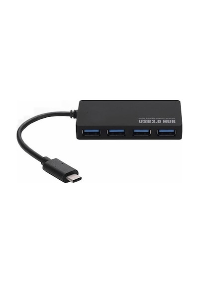 4 Port Usb 3.0 Hub 5Gbps Usb C Çoklayıcı Dönüştürücü