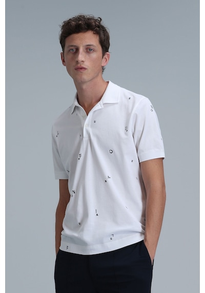 Lufian Erkek Pascal Smart Polo T-shirt 111040170 Beyaz