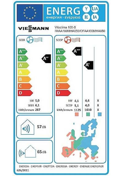Viessmann Vitoclima 100-s/he Pro Max 18.000 Btu A++ Inverter Klima