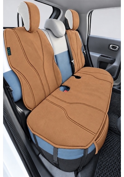 Bod Fiat Grande Panda Elektrikli Oto Koltuk Koruyucu Kılıf 2025-sonrası Latmos Serisi Taba