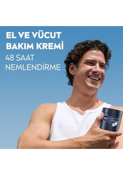 Nıvea Men Erkek El Ve Vücut Bakım Kremi Deep Dimension 400ml,yoğun Nemlendirici,ferah Koku,yenileyici Bakım