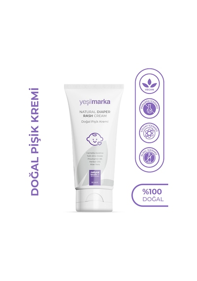 Yeşilmarka Çinko İçeren Doğal Pişik Kremi 50 ML