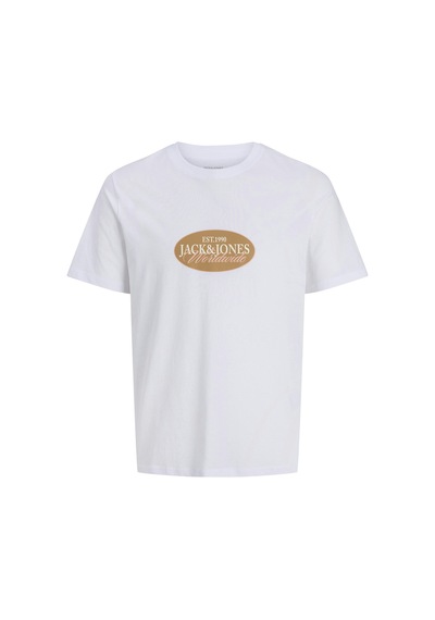 Jack & Jones Jack&jones Junıor Erkek Çocuk Tişört 12298345 Beyaz