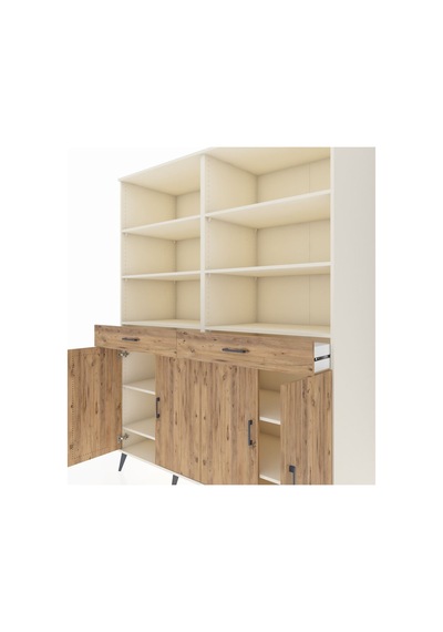 Kronos Gardrop 10 Raflı 2 Çekmeceli 4 Kapaklı 176x59x221 Aytaşı-çam Çam Kronos Gardrop 10 Raflı 2 Çekmeceli 4 Kapaklı 176x59x221 Aytaşı-çam Çam