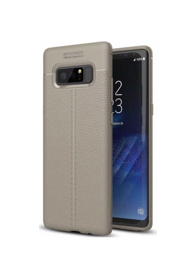 Samsung Uyumlu Galaxy Note 8 Deri Görünümlü Lux Niss Silikon Kilif 457122353