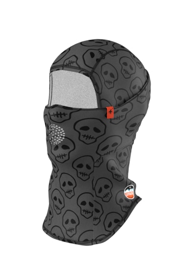 Pro Balaklava, Baskılı, Su İtici Özellikli Dwr Snowboard, Kayak, Motosiklet, Bisiklet Kar Maskesi Gri - Siyah