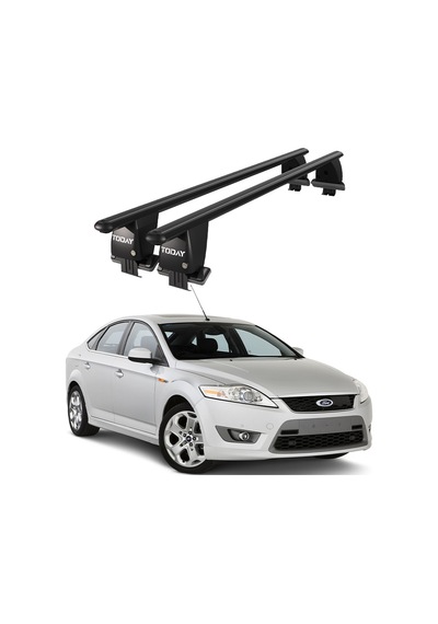 Royal Ford Mondeo Iıı 2007-2014 Uyumlu Siyah Kilitli Ara Atkı Port Bagaj Tavan Barı