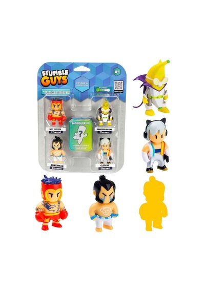 Stumble Guys Mythic Figures 5pack Collectible Blister Set 2