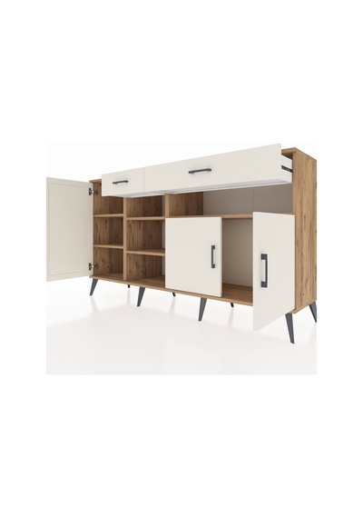 Hyperion Konsol 5 Raflı 2 Çekmeceli 3 Kapaklı 176x44x99 Çam-aytaş Çam-aytaşı Hyperion Konsol 5 Raflı 2 Çekmeceli 3 Kapaklı 176x44x99 Çam-aytaş Çam-aytaşı