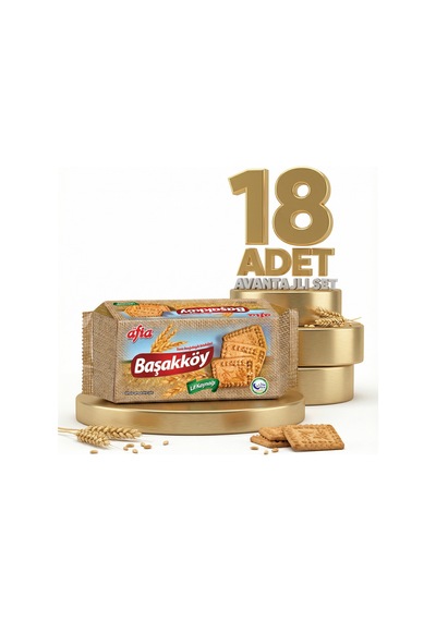 Afia Başakköy Tam Buğdaylı Bisküvi 18x110 Gr