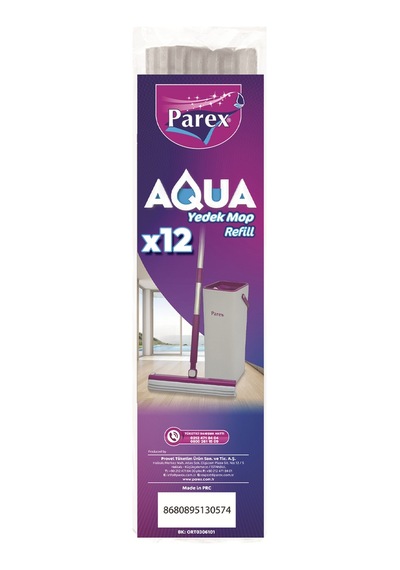 Aqua Yedek Mop Refil Onikili Paket