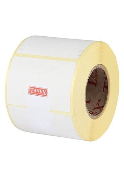 Tanex Barkod Etiketi Termal Eco 60x30 Mm 40 Mm Çap 1000 Li 1 Adet