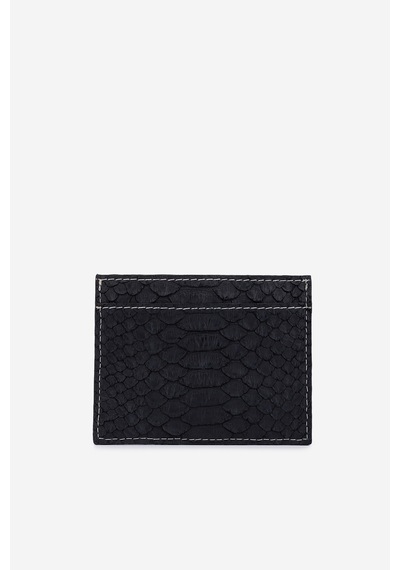 Valmenti Unisex Hakiki Deri Siyah Kartlık 1148 062 Krtlk Sk25-26 Sıyah Pıton Siyah
