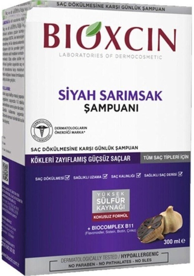 Siyah Sarımsak Şampuanı 300 Ml