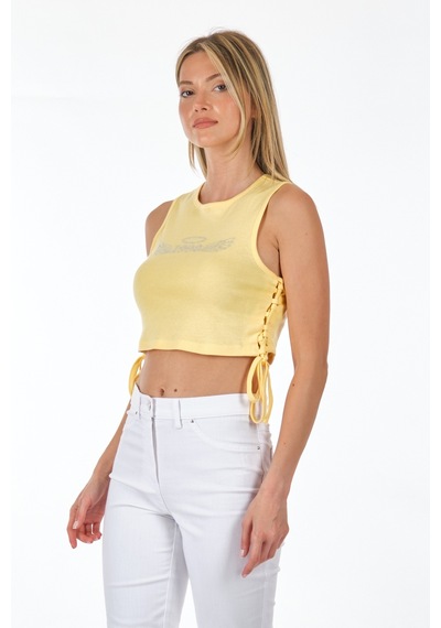 Only Açık Sarı Kadın T-shirt 15289612 001