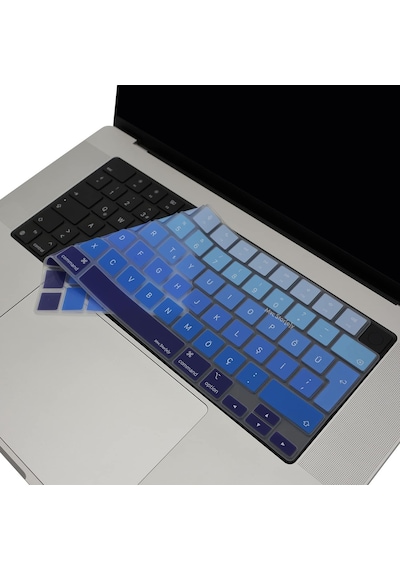 Apple MacBook Türkçe Q Klavye Koruyucu M1-m5 A2681 A3113 A3240 A3449 A2442 A3426 A3434 A2485 A3429