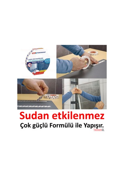 Tesa çok Banyo Ayna Çerçeve Çift Taraflı Sünger Bant Tesa çok Banyo Ayna Çerçeve Çift Taraflı Sünger Bant