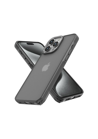 Apple İphone 14 Pro Uyumlu Kılıf Elegant Kapak - Titan Gri