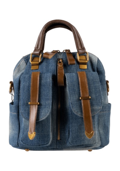 Guja C1011 Kadın Denim Orta Boy El Ve Sırt Çantasıı Kot Lacivert