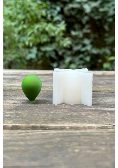 Rufus Concept Balon Elips Küçük Boy Silikon Mum Kalıbı
