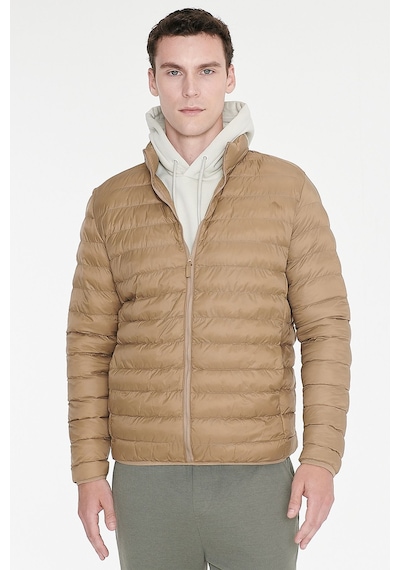 AC&Co / Altınyıldız Classics Erkek Vızon Standart Fit Normal Kesim Dik Yaka Mont VIZON