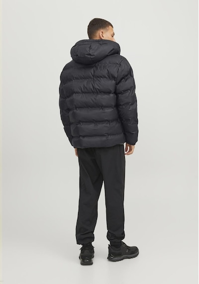 Jack & Jones Suya Ve Rüzgara Dayanıklı Kapüşonlu Puffer Mont - Elements 12239020 Black Siyah Jack & Jones Suya Ve Rüzgara Dayanıklı Kapüşonlu Puffer Mont - Elements 12239020 Black Siyah