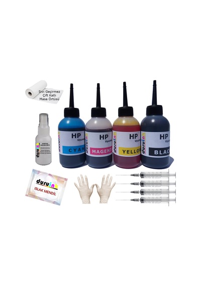 HP 7612 251Dw 276Dw 4X100 ML Uyumlu Mürekkep Seti Duruink 4 Renk